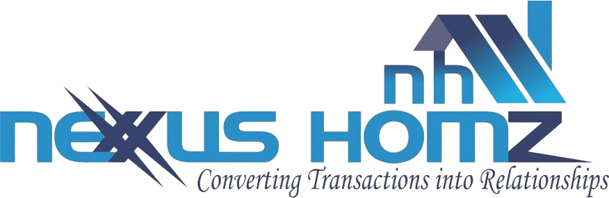 Springfield Properties logo with blue text and a small red location pin icon